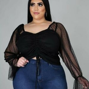 Plus size blouse